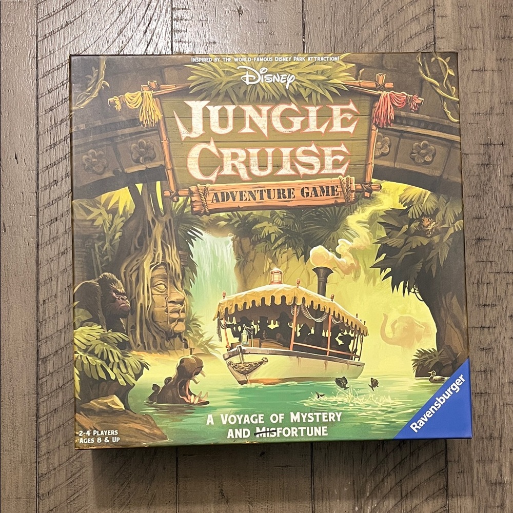 Ravensburger Jungle Cruise Adventure Game - Green and Brown